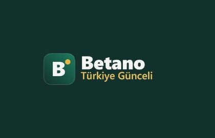 Betano Türkiye Günceli ambleminin koyu zemin üzerindeki basın sürümü